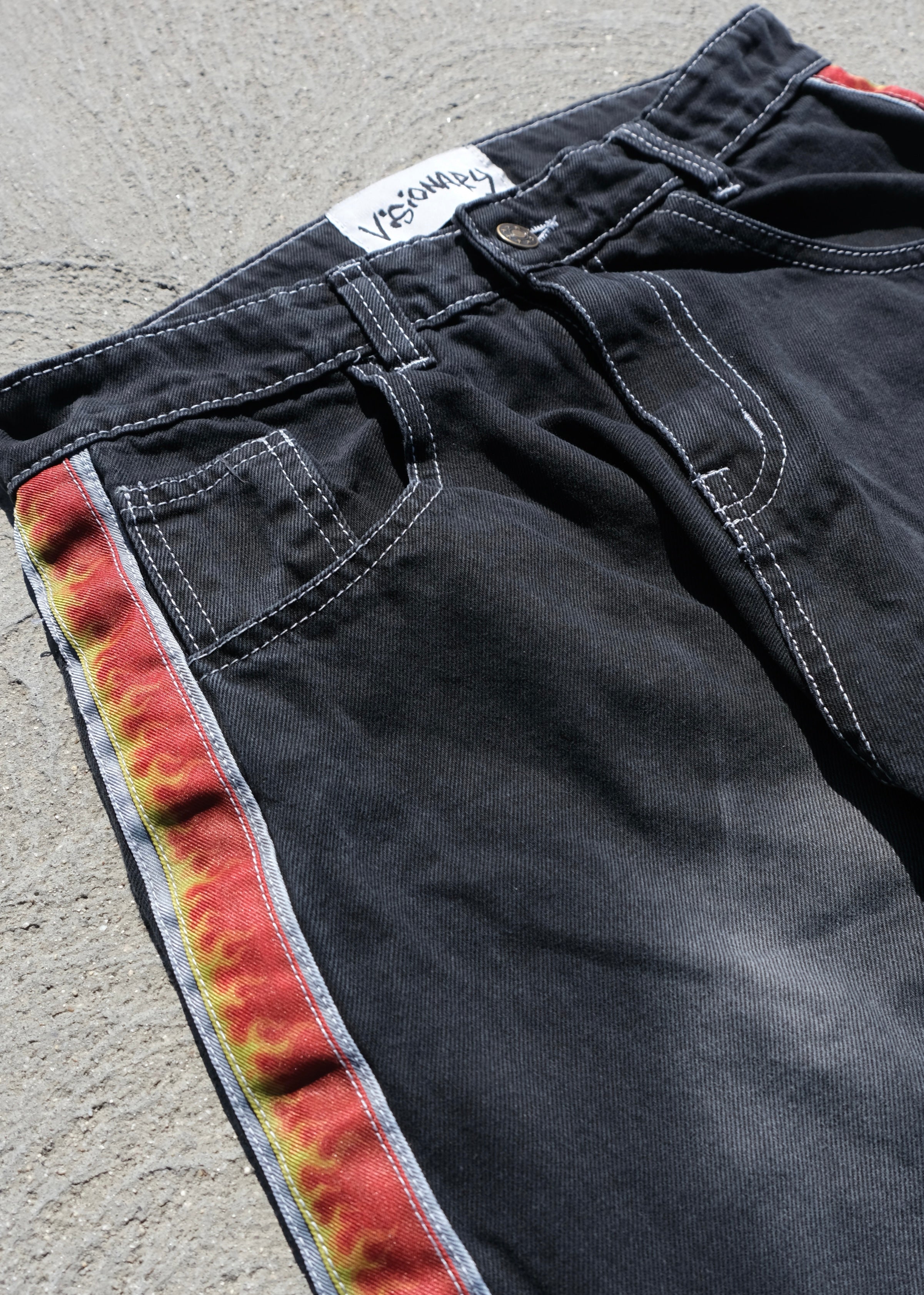 Flame Denim - Black